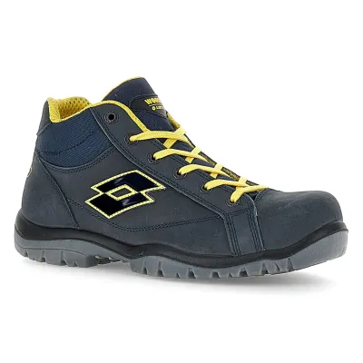 LOTTO JUMP 300 II MID S3L SR FO Παπούτσι Ασφαλείας DRESS BLUE/BLAZING YELLOW  218703 5OK