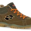 LOTTO JUMP 300 II MID S3L SR FO Παπούτσι Ασφαλείας MILITARY OLIVE/ ALL BLACK/SAMBA ORANGE  218703 AR3