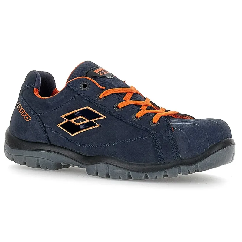 LOTTO JUMP 300 II S3L SR FO Παπούτσι Ασφαλείας NAVY BLUE/SAMBA ORANGE 218705 ALL