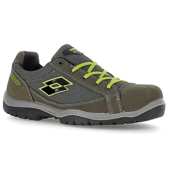 LOTTO JUMP 500 II S1PL SR FO Παπούτσι Ασφαλείας MAJOR BROWN/ALL BLACK/ACACIA GREEN 218706 AR4