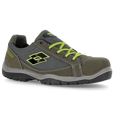 LOTTO JUMP 500 II S1PL SR FO Παπούτσι Ασφαλείας MAJOR BROWN/ALL BLACK/ACACIA GREEN 218706 AR4