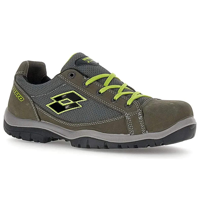 LOTTO JUMP 500 II S1PL SR FO Παπούτσι Ασφαλείας MAJOR BROWN/ALL BLACK/ACACIA GREEN 218706 AR4