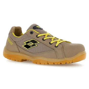 LOTTO JUMP 500 II S1PL SR FO Παπούτσι Ασφαλείας COBBLESAND/ALL BLACK/BLAZING YELLOW 218706 AR5