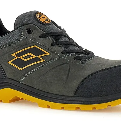 LOTTO HIT 250 S3 WR CI SRC HDRY Παπούτσι Ασφαλείας ASPHALT/ALL BLACK/RADIANT YELLOW 219442 AG1