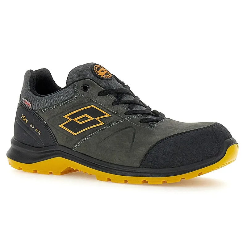 LOTTO HIT 250 S3 WR CI SRC HDRY Παπούτσι Ασφαλείας ASPHALT/ALL BLACK/RADIANT YELLOW 219442 AG1