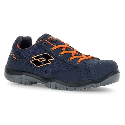 LOTTO JUMP 550 II S1PL SR FO Παπούτσι Ασφαλείας NAVY BLUE/SAMBA ORANGE 219443 ALL