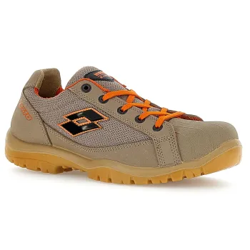 LOTTO JUMP 550 II S1PL SR FO Παπούτσι Ασφαλείας COBBLESAND/ALL BLACK/SAMBA ORANGE 219443 ARA