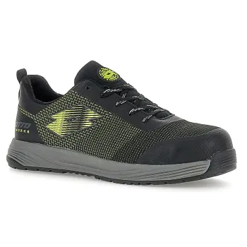 LOTTO MOVE 400 S1PL SR HRO Παπούτσι Ασφαλείας ALL BLACK/ACACIA GREEN 220484 2AW