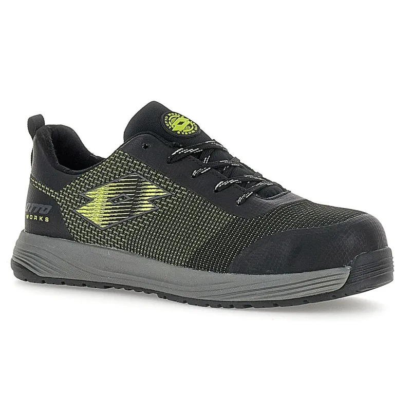 LOTTO MOVE 400 S1PL SR HRO Παπούτσι Ασφαλείας ALL BLACK/ACACIA GREEN 220484 2AW