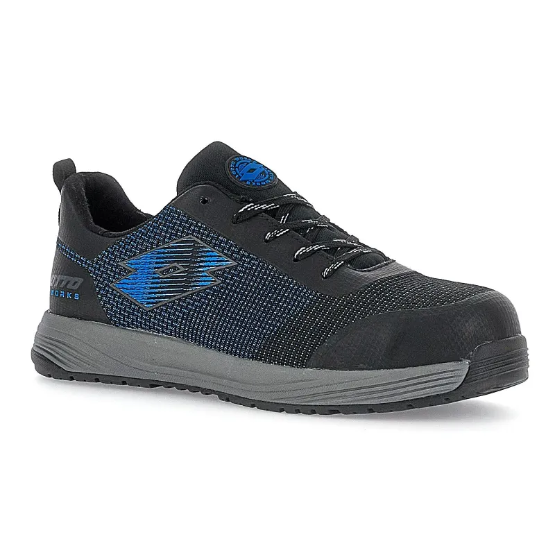 LOTTO MOVE 400 S1PL SR HRO Παπούτσι Ασφαλείας ALL BLACK/SKYDIVER 220484 AIA