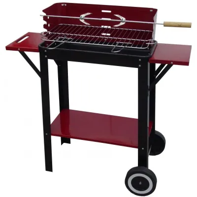 BORMANN ΨΗΣΤΑΡΙΑ ΚΑΡΒΟΥΝΟΥ 50Χ26cm ΜΕ ΤΡΑΠΕΖΙΑ, ΡΟΔΕΣ BBQ1140 024316