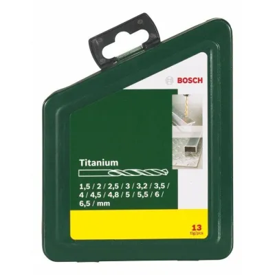 BOSCH Σετ τρυπανιών μετάλλου HSS-TiN 13 τεμαχίων 2607019436