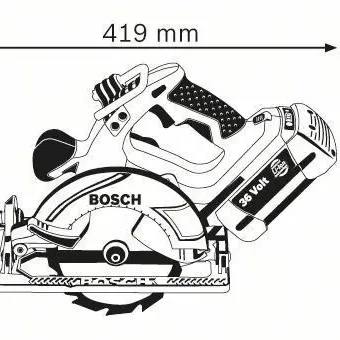 BOSCH GKS 36 V-LI solo Δισκοπρίονο μπαταρίας 0601673R00