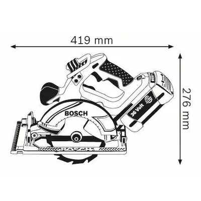 BOSCH GKS 36 V-LI solo Δισκοπρίονο μπαταρίας 0601673R00