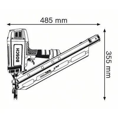 BOSCH GSN 90-34DK Καρφωτικό Αέρος 0601491301