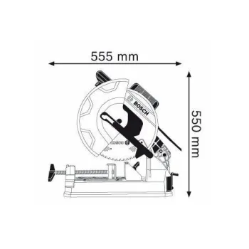 BOSCH GCD 12 JL Δισκοπρίονο Κοπής Μετάλλου 305mm - 0601B28000