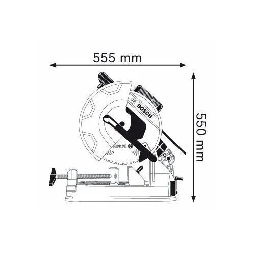 BOSCH GCD 12 JL Δισκοπρίονο Κοπής Μετάλλου 305mm - 0601B28000