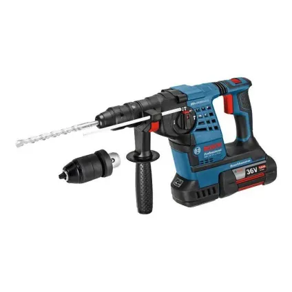 BOSCH Περιστροφικό Πιστολέτο GBH 36 VF-LI Plus με 3η μπαταρία σε L-Boxx - 0611907004