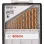 BOSCH Σετ ελικοειδών τρυπανιών HSS από τιτάνιο 2607010539