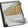BOSCH Σετ ελικοειδών τρυπανιών HSS από τιτάνιο 2607010539