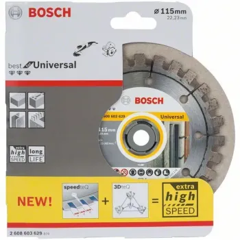 BOSCH Διαμαντόδισκος 115mm κοπής Best for Universal 2608603629