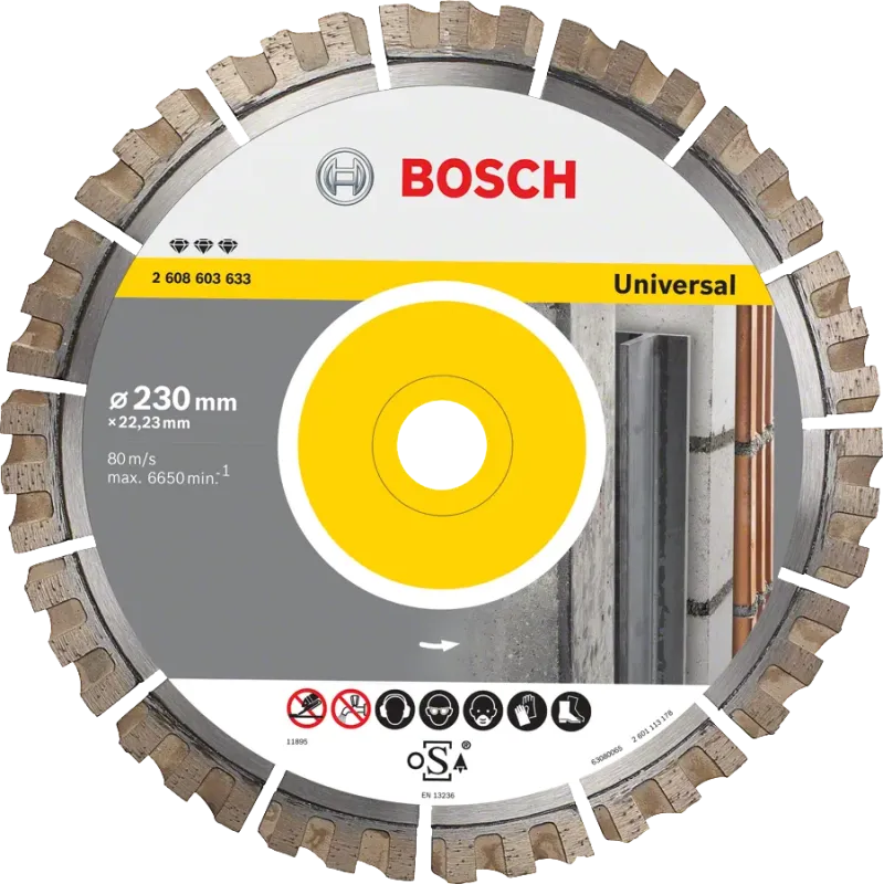 BOSCH Διαμαντόδισκος 230mm κοπής Best for Universal 2608603633