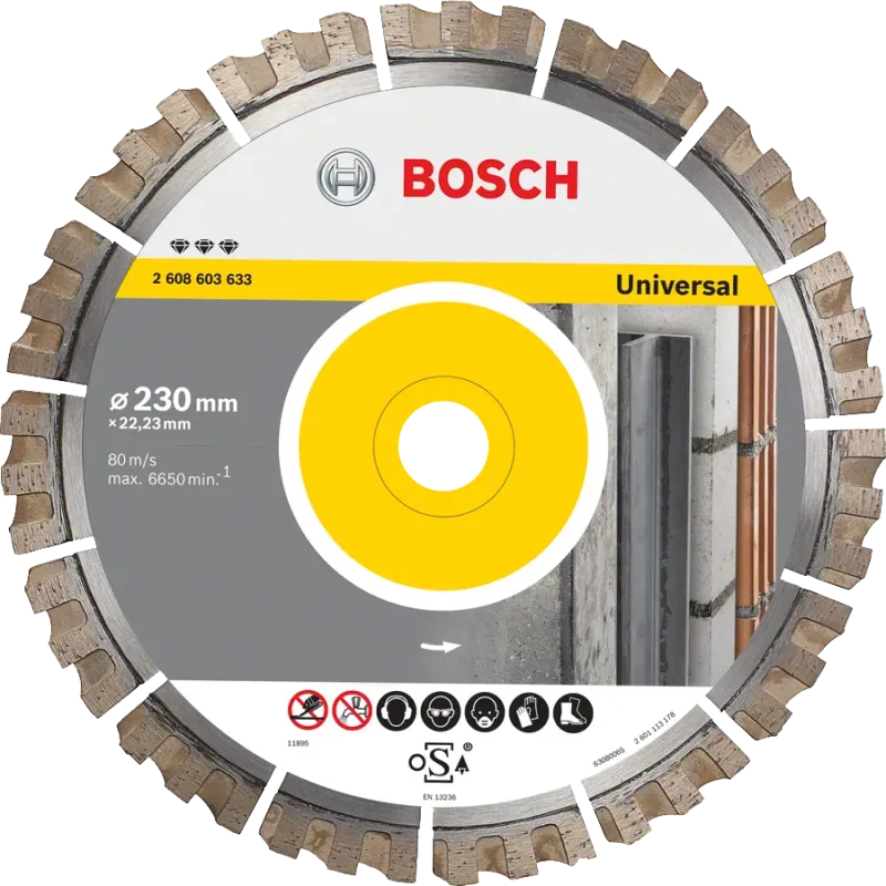BOSCH Διαμαντόδισκος 230mm κοπής Best for Universal 2608603633