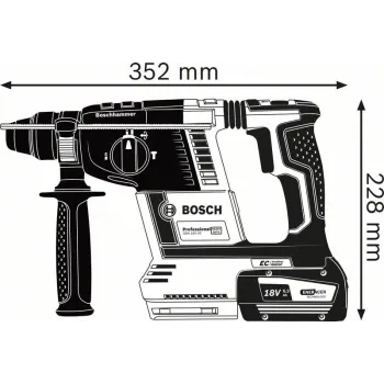 BOSCH GBH 18V-26 Περιστροφικό Πιστολέτο Professional (Solo) 0611909001