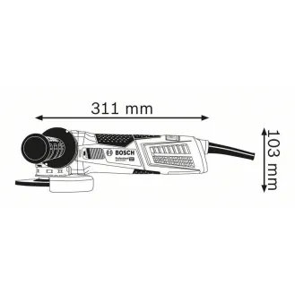 BOSCH GWX 19-125 S Γωνιακός λειαντήρας 1900W με X-LOCK 0.601.7C8.002