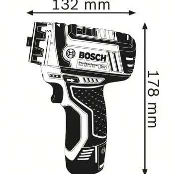BOSCH GSR 12V-15 FC Δραπανοκατσάβιδο Μπαταρίας L-Boxx 06019F6002