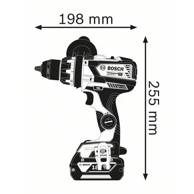 BOSCH GSR 18V-85 C Δραπανοκατσάβιδο Μπαταρίας σε L-Boxx 06019G0102