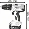 BOSCH GSB 18V-21 ΚΡΟΥΣΤΙΚΟ ΔΡΑΠΑΝΟΚΑΤΣΑΒΙΔΟ ΜΠΑΤΑΡΙΑΣ  PROFESSIONAL 0.601.9H1.102
