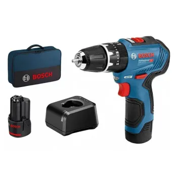 BOSCH GSB 12V-30 Κρουστικό Δραπανοκατσάβιδο (2x2,0Ah) Brushless Motor 06019G9104