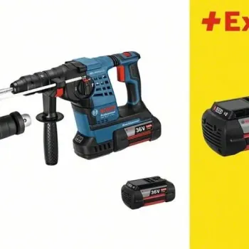 BOSCH Περιστροφικό Πιστολέτο GBH 36 VF-LI Plus με 3η μπαταρία σε L-Boxx - 0611907004