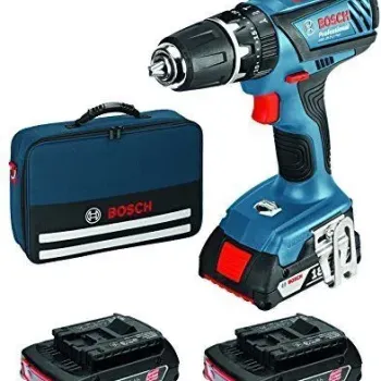 BOSCH Κρουστικό Δραπανοκατσάβιδο Μπαταρίας + 3 μπαταρίες 1,5Ah GSB 18-2-LI  06019E7101