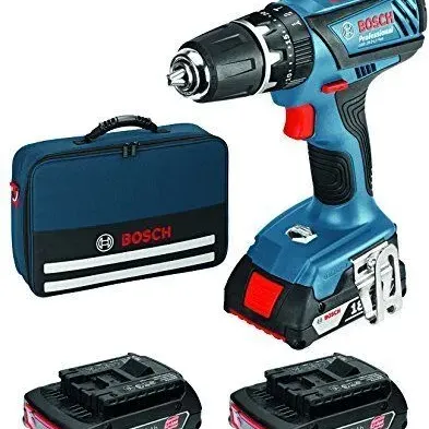 BOSCH Κρουστικό Δραπανοκατσάβιδο Μπαταρίας + 3 μπαταρίες 1,5Ah GSB 18-2-LI  06019E7101