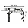 BOSCH Κρουστικό δράπανο GSB 24-2 Professional 060119C801
