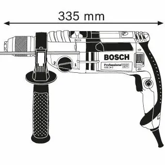 BOSCH Κρουστικό δράπανο GSB 24-2 Professional 060119C801