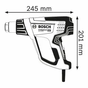 BOSCH Πιστόλι θερμού αέρα GHG 20-63 Professional 06012A6200