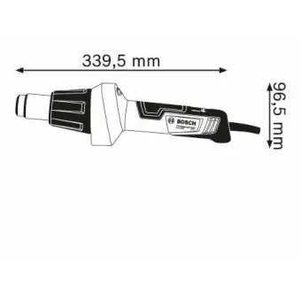 BOSCH Πιστόλι θερμού αέρα GHG 20-60 Professional 06012A6400
