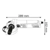 BOSCH GWS 9-115 S Γωνιακός λειαντήρας 900 Watt Professional 0601396103