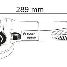 BOSCH GWS 9-115 S Γωνιακός λειαντήρας 900 Watt Professional 0601396103