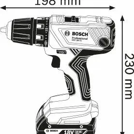 BOSCH GSR 18V-21 Δραπανοκατσάβιδο μπαταρίας Professional 06019H1002