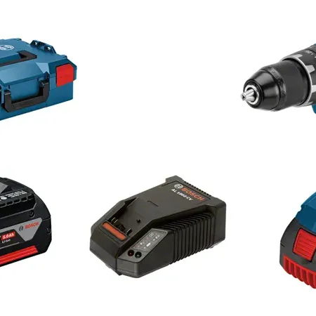 BOSCH GSB 18V-28 Κρουστικό δραπανοκατσάβιδο με 2 μπαταρίες 5,0 Ah Li-Ion 06019H4001