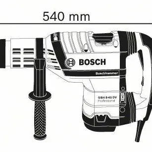 BOSCH GBH 8-45 DV Περιστροφικό πιστολέτο με SDS-max 0.611.265.000