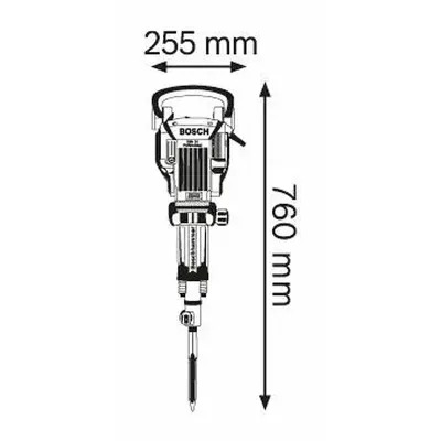 BOSCH GSH 16-30 Πιστολέτο Κατεδαφίσεων  0.611.335.100