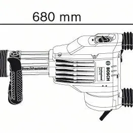 BOSCH GSH 11 VC Σκαπτικό πιστολέτο με SDS-max  0.611.336.000