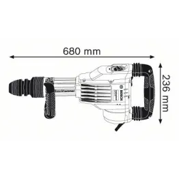 BOSCH GSH 11 VC Σκαπτικό πιστολέτο με SDS-max  0.611.336.000