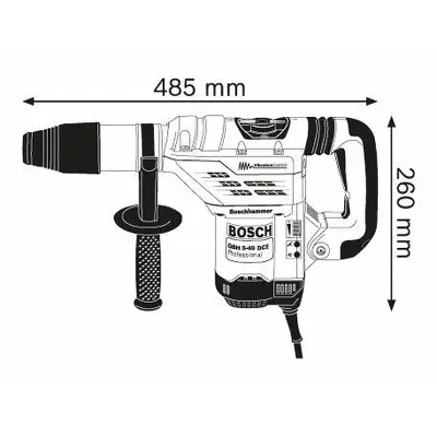 Bosch GBH 5-40 DCE Περιστροφικό πιστολέτο 1350 Watt 0615990J8H