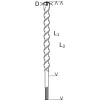 BOSCH Τρυπάνια Πιστολέτου 18x540mm SDS-max-7 2608586759